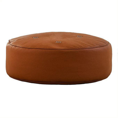 Full Moon Leather Pouf - The Design Part