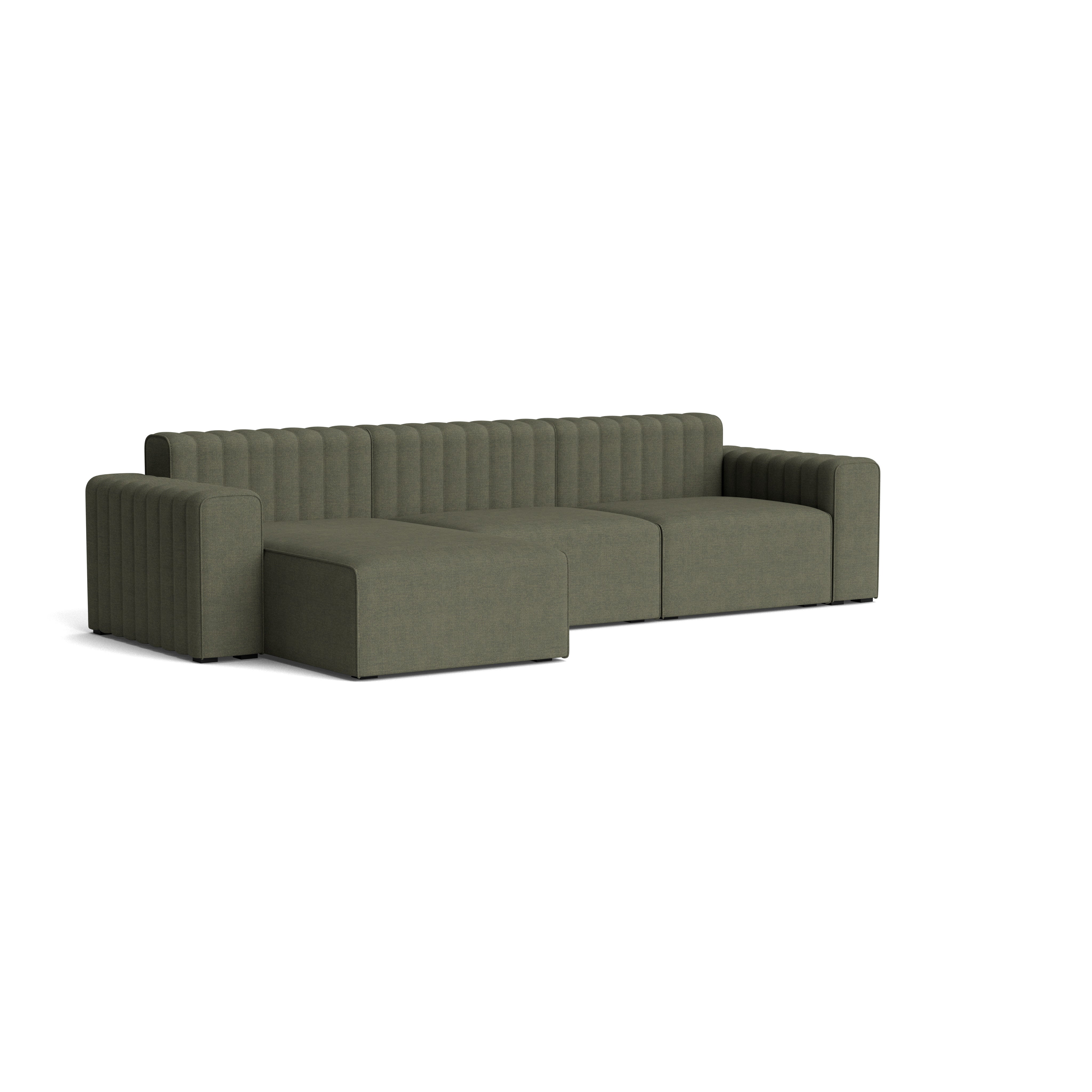 RIFF Sofa, Three Seater with Chaise Lounge Right (Left Arm, Center, Chaise Longue Right)