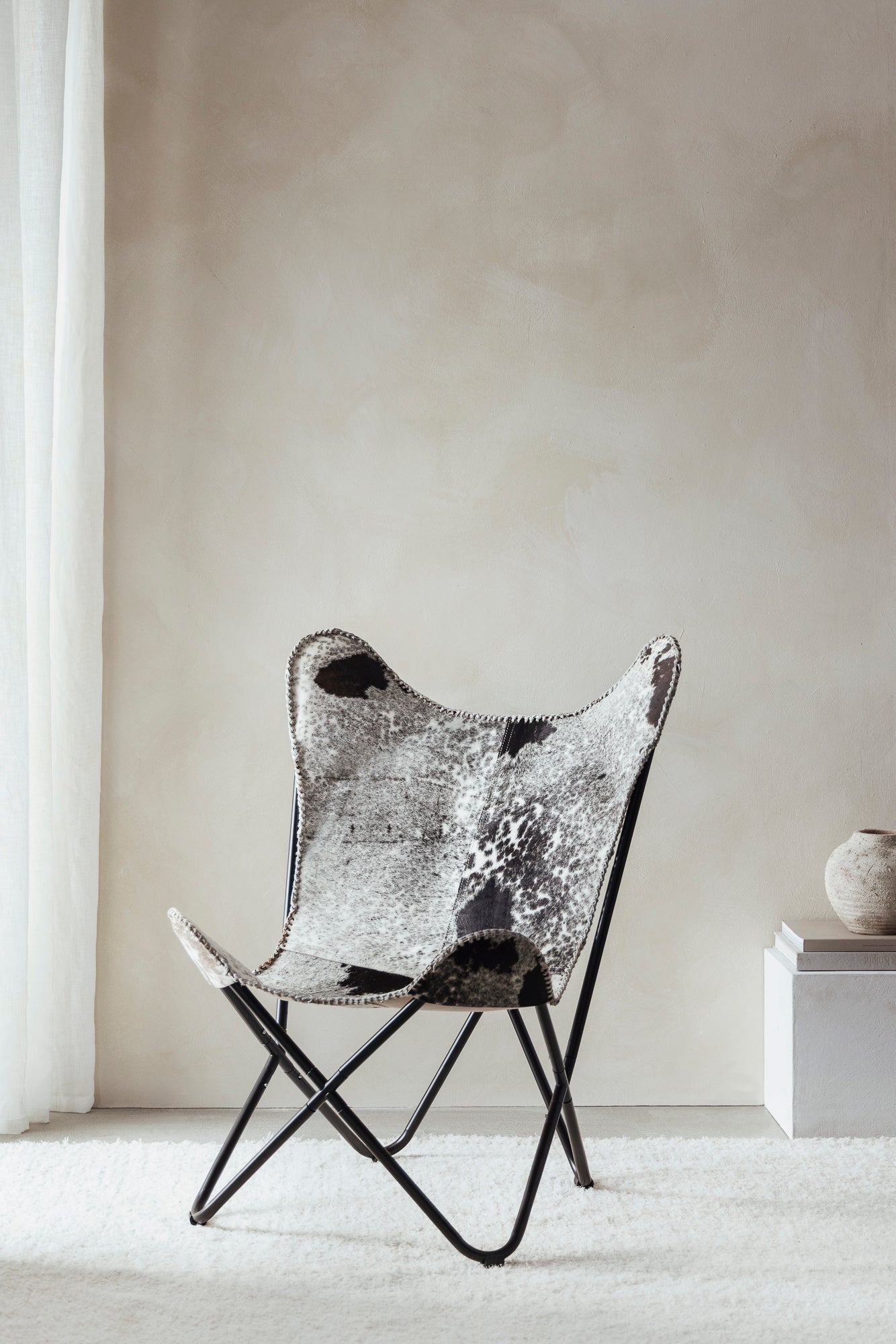 Lena Chair- Cowhide - Butterfly Chair