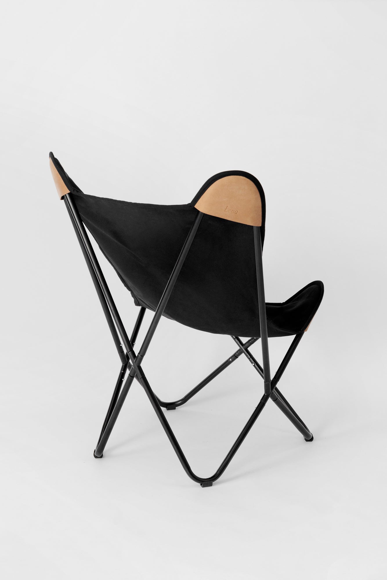 Lena Chair-Black Canvas Butterfly chair