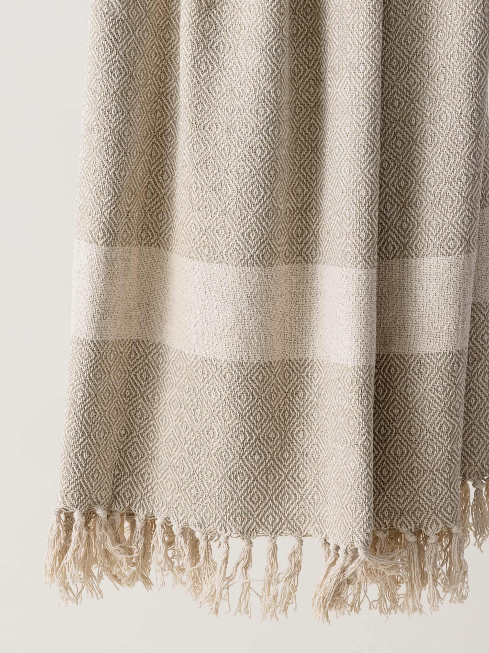 Striped Cotton Blanket