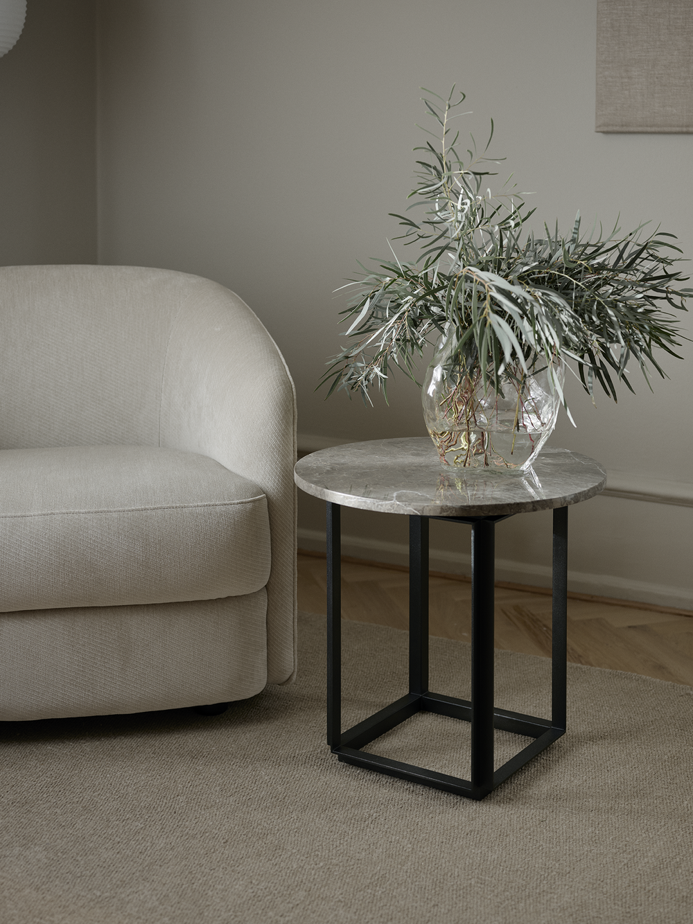Florence Side Table | Ø50cm Marble Table Top