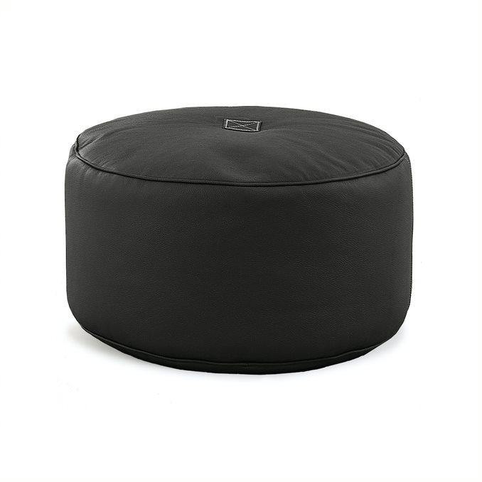Tiny Moon Leather Pouf - The Design Part
